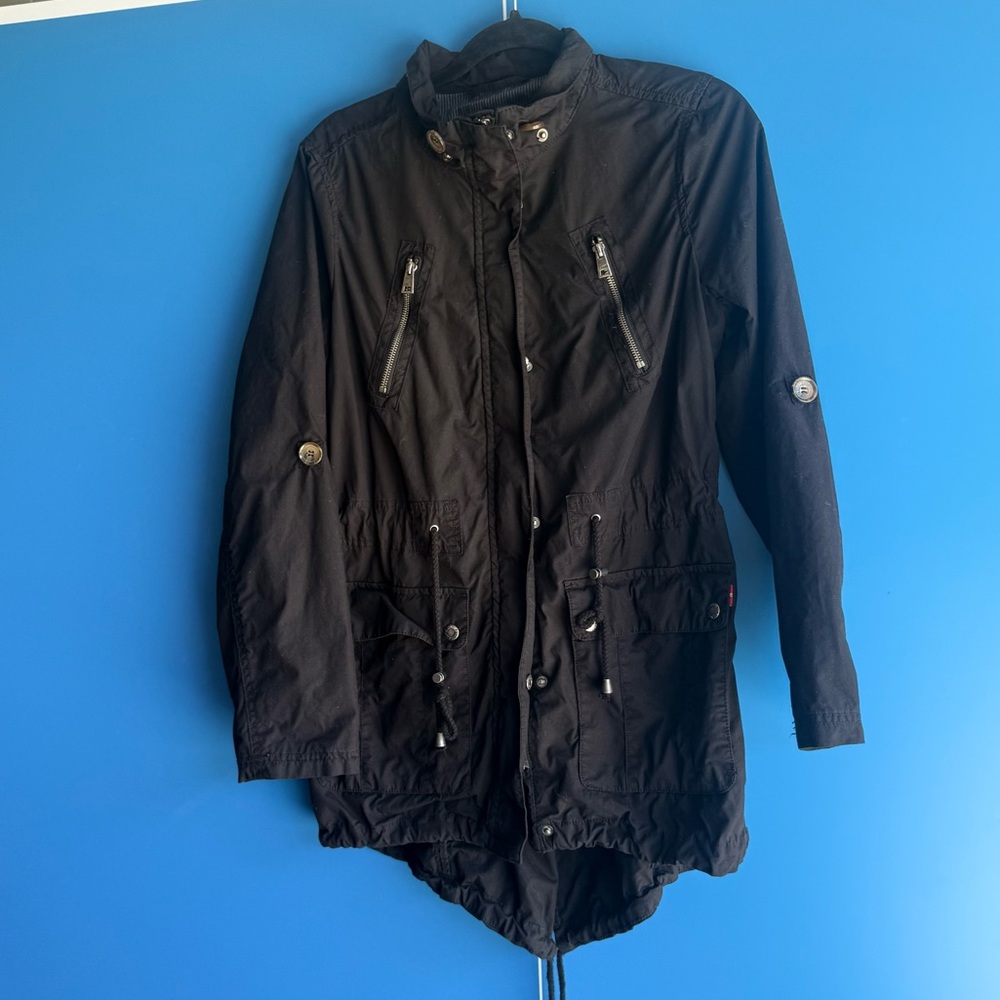 Levi’s Women’s Utility Jacket w/ Detachable Hoodie – Size S